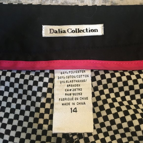 Dalia black and white checked vintage pants - Picture 3 of 6